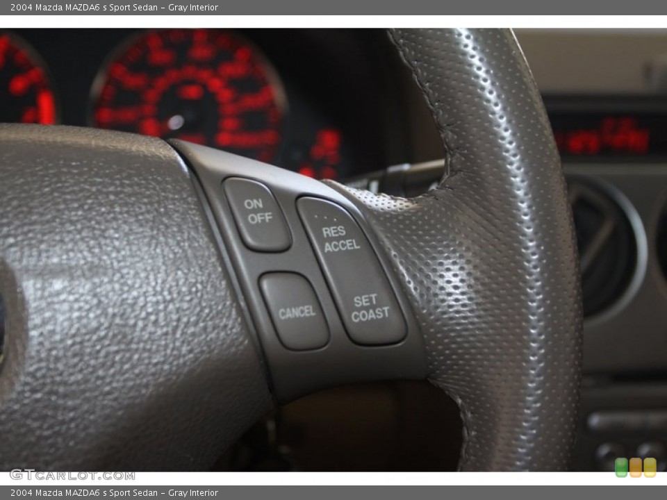 Gray Interior Controls for the 2004 Mazda MAZDA6 s Sport Sedan #80057177