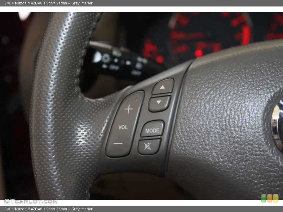 Gray Interior Controls for the 2004 Mazda MAZDA6 s Sport Sedan #80057192
