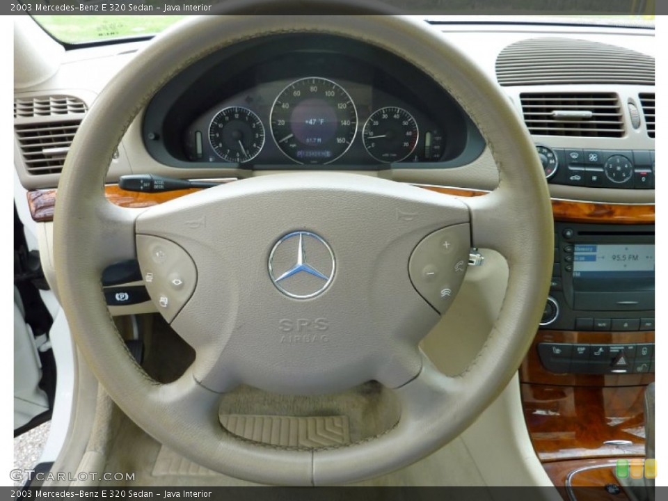Java Interior Steering Wheel for the 2003 Mercedes-Benz E 320 Sedan #80057709