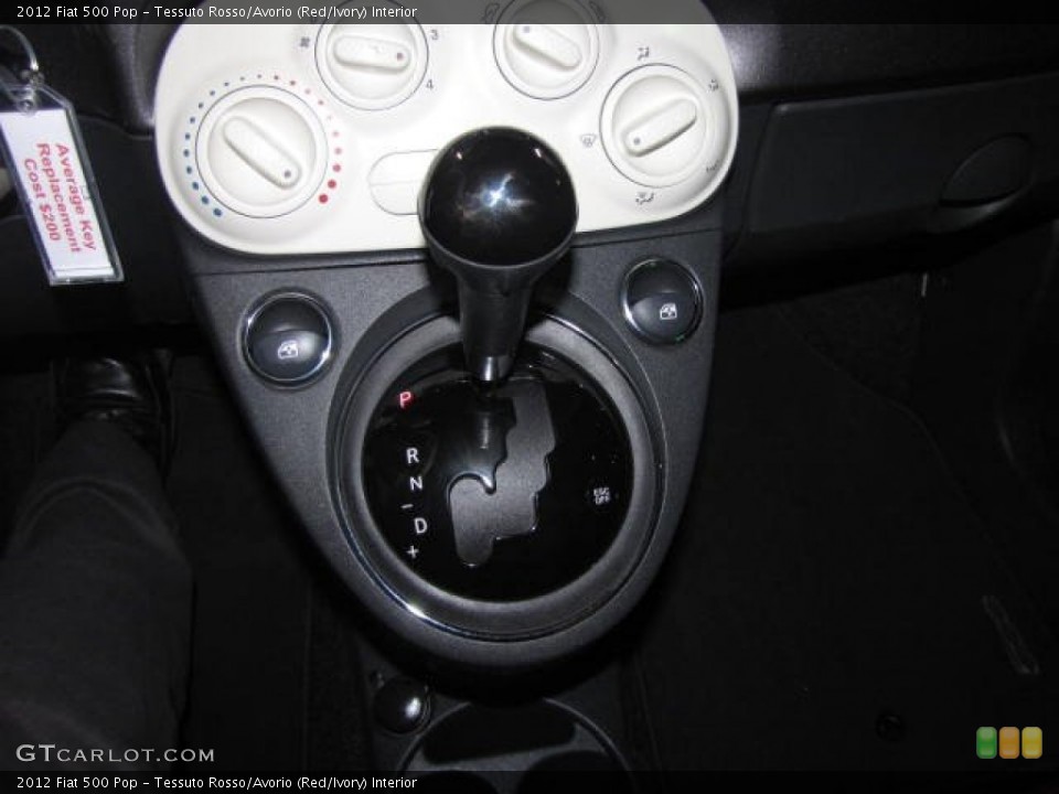 Tessuto Rosso/Avorio (Red/Ivory) Interior Transmission for the 2012 Fiat 500 Pop #80057846