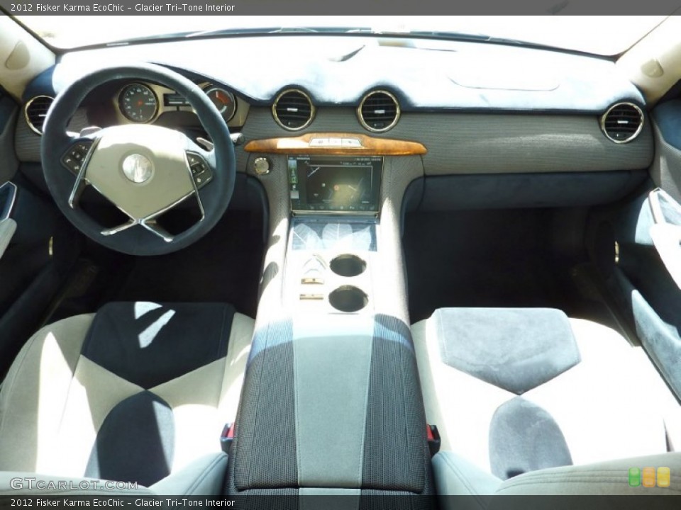 Glacier Tri-Tone Interior Dashboard for the 2012 Fisker Karma EcoChic #80058125