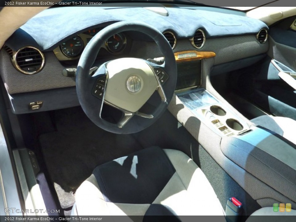 Glacier Tri-Tone Interior Photo for the 2012 Fisker Karma EcoChic #80058435