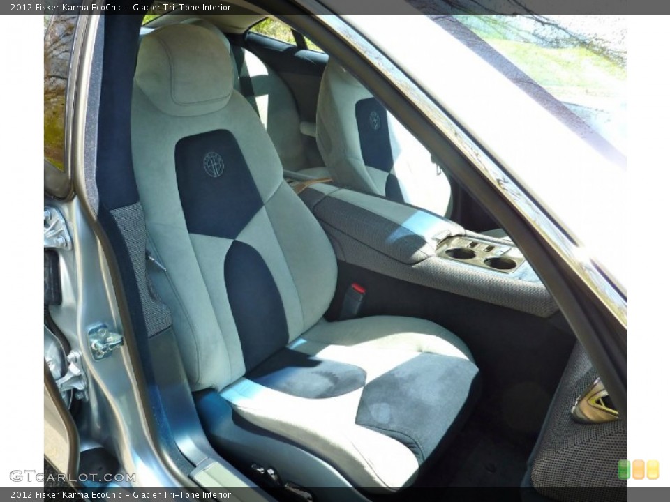 Glacier Tri-Tone Interior Front Seat for the 2012 Fisker Karma EcoChic #80058450