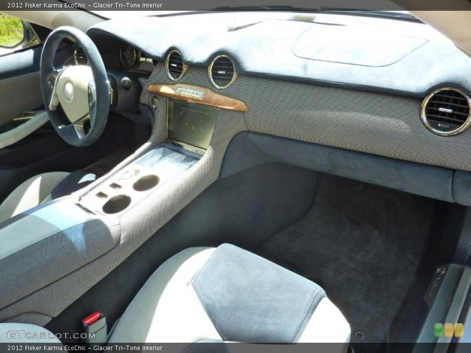 Glacier Tri-Tone Interior Dashboard for the 2012 Fisker Karma EcoChic #80058479