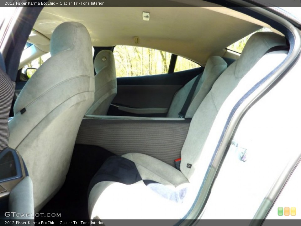 Glacier Tri-Tone Interior Rear Seat for the 2012 Fisker Karma EcoChic #80058505