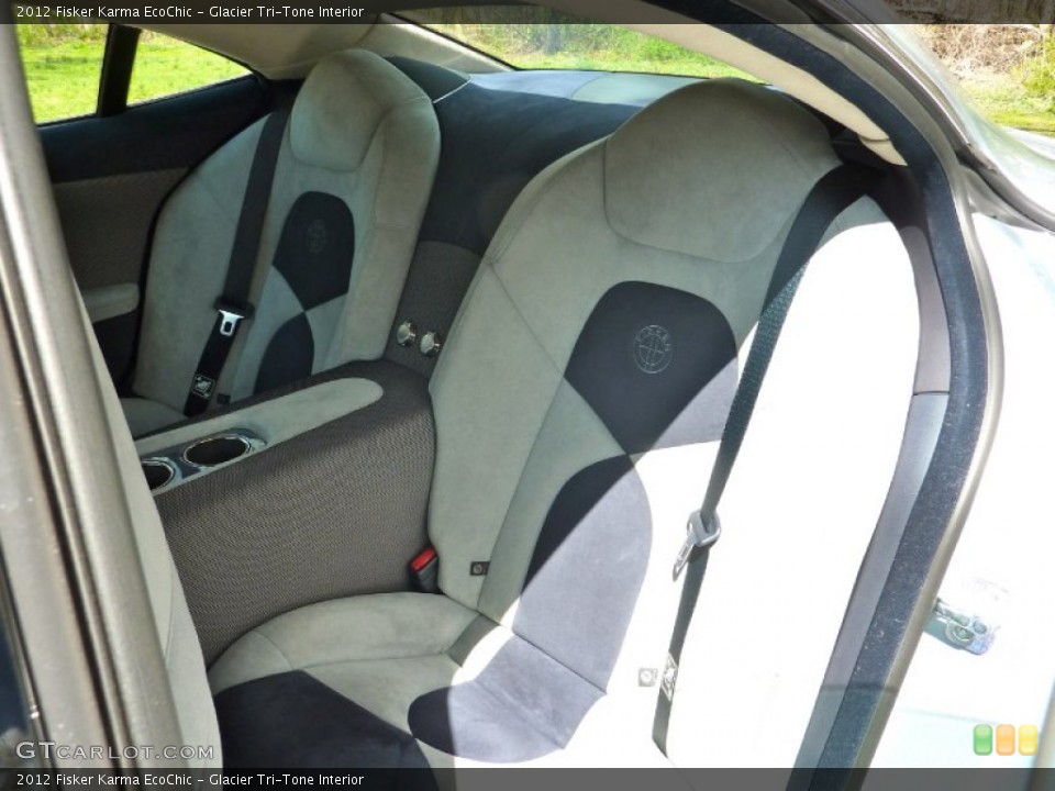 Glacier Tri-Tone Interior Rear Seat for the 2012 Fisker Karma EcoChic #80058523