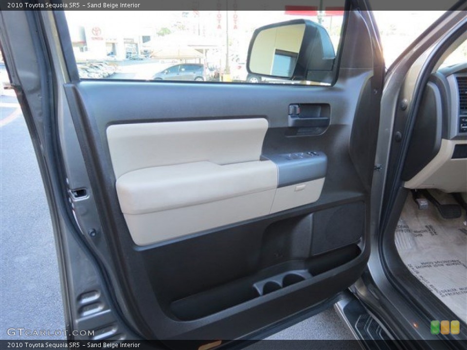 Sand Beige Interior Door Panel for the 2010 Toyota Sequoia SR5 #80063963