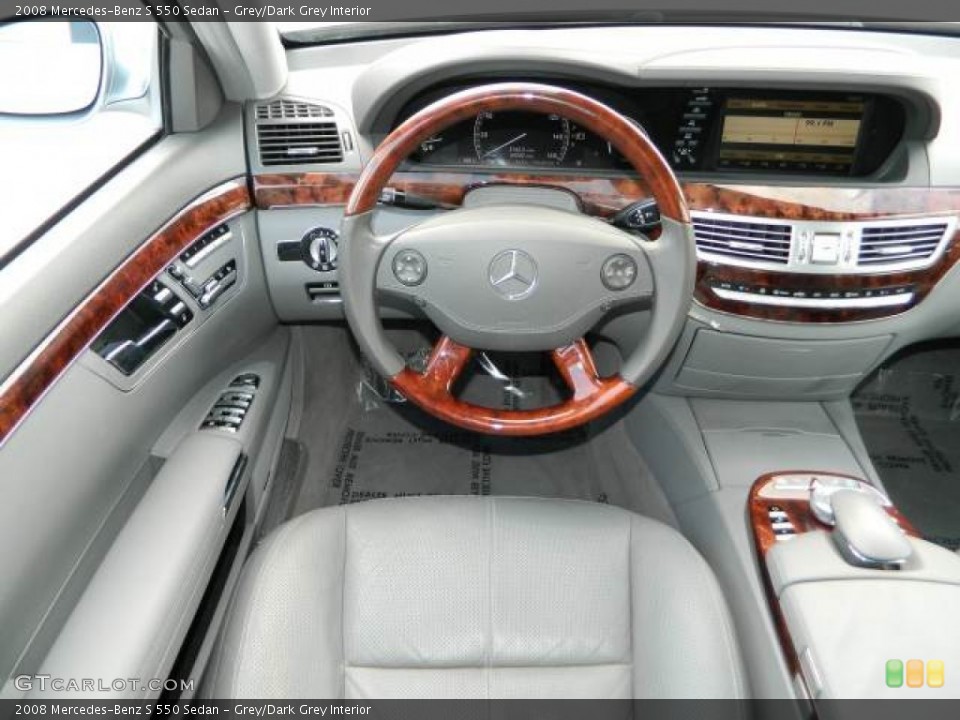 Grey/Dark Grey Interior Dashboard for the 2008 Mercedes-Benz S 550 Sedan #80064410