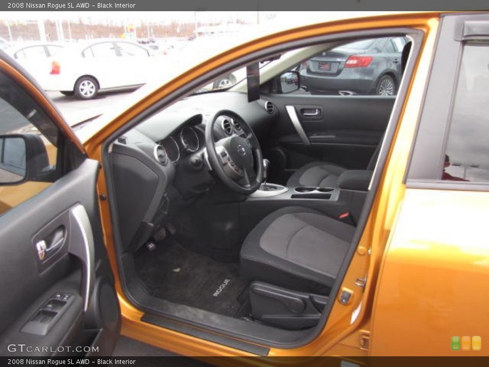 Black Interior Photo for the 2008 Nissan Rogue SL AWD #80072158