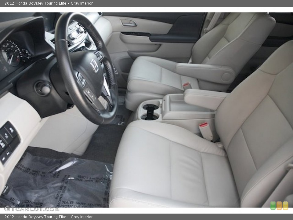 Gray Interior Photo for the 2012 Honda Odyssey Touring Elite #80074118