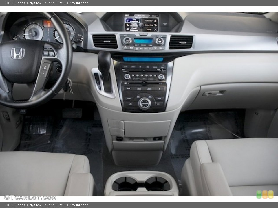 Gray Interior Dashboard for the 2012 Honda Odyssey Touring Elite #80074131