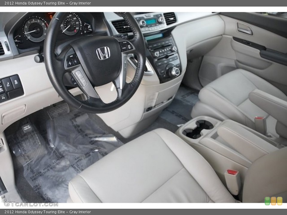 Gray 2012 Honda Odyssey Interiors