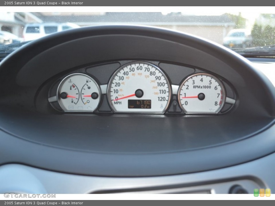 Black Interior Gauges for the 2005 Saturn ION 3 Quad Coupe #80074453