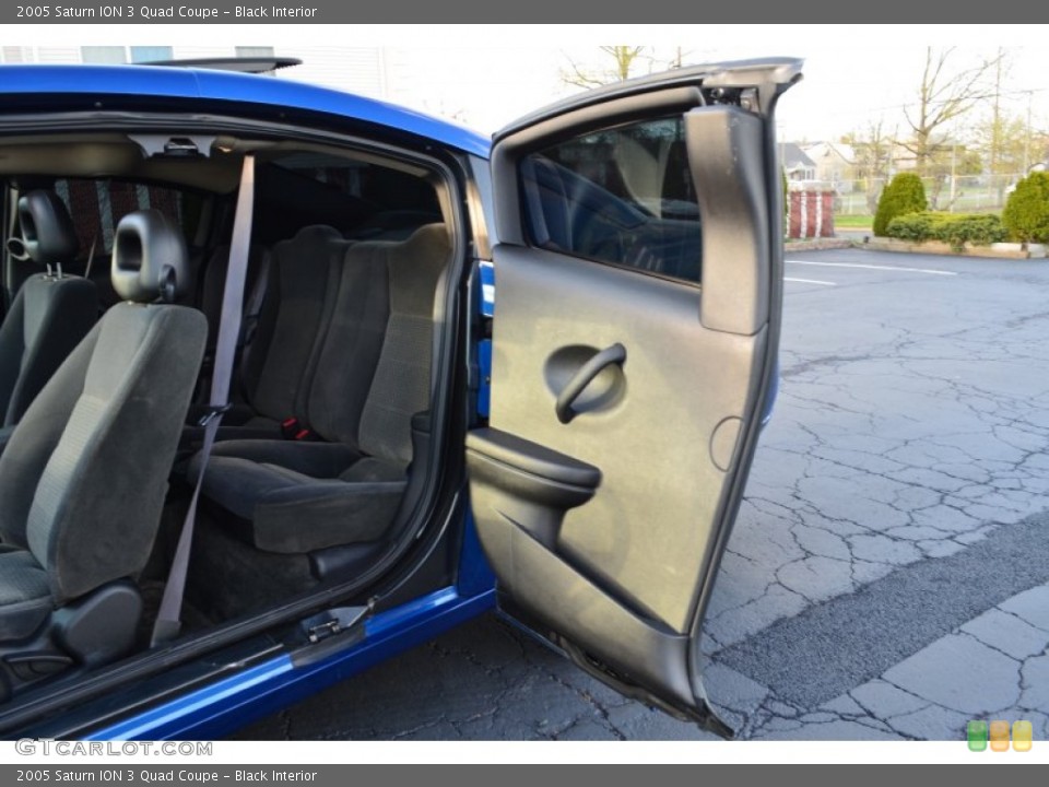 Black Interior Door Panel for the 2005 Saturn ION 3 Quad Coupe #80074502