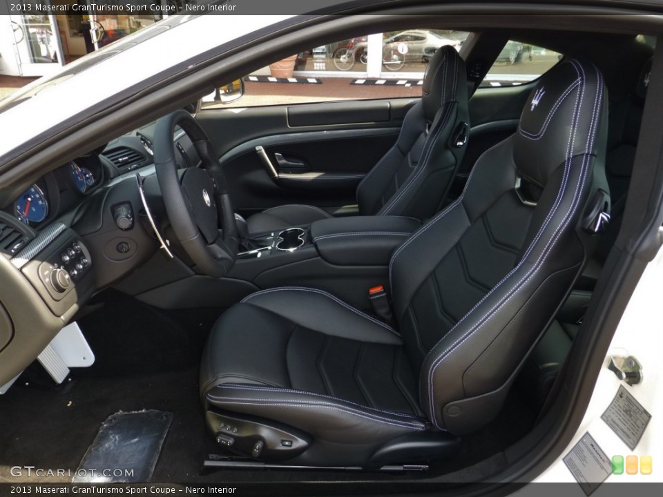 Nero Interior Front Seat for the 2013 Maserati GranTurismo Sport Coupe #80076894