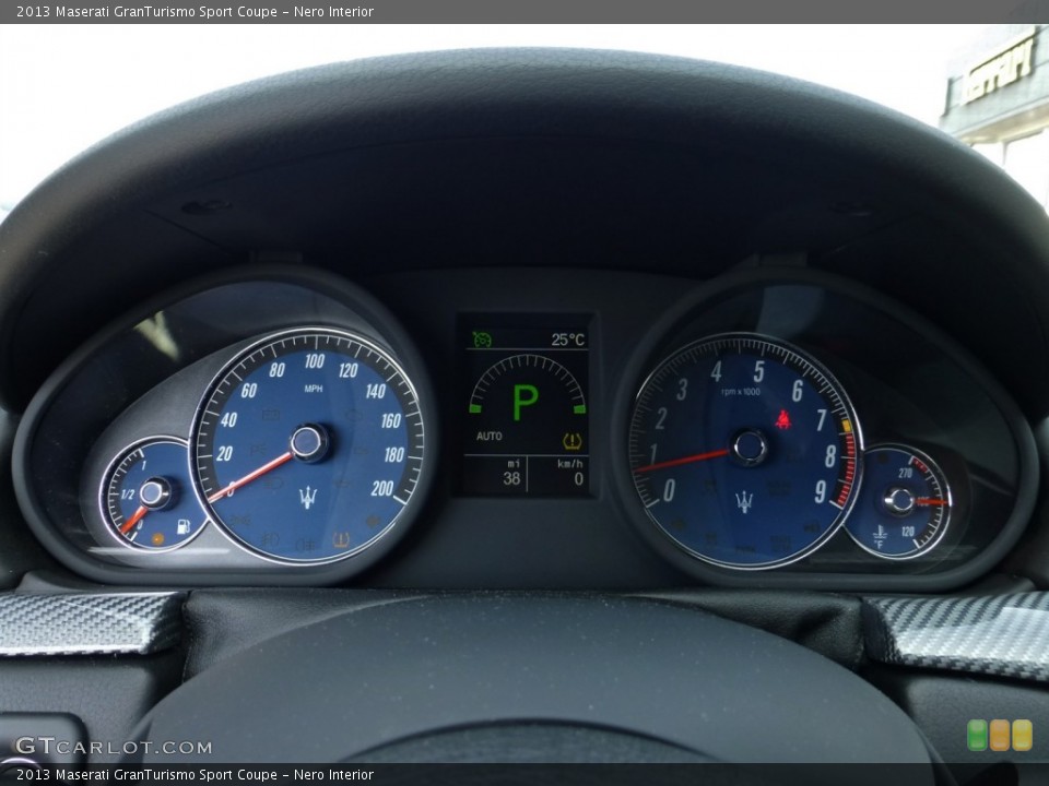 Nero Interior Gauges for the 2013 Maserati GranTurismo Sport Coupe #80077124