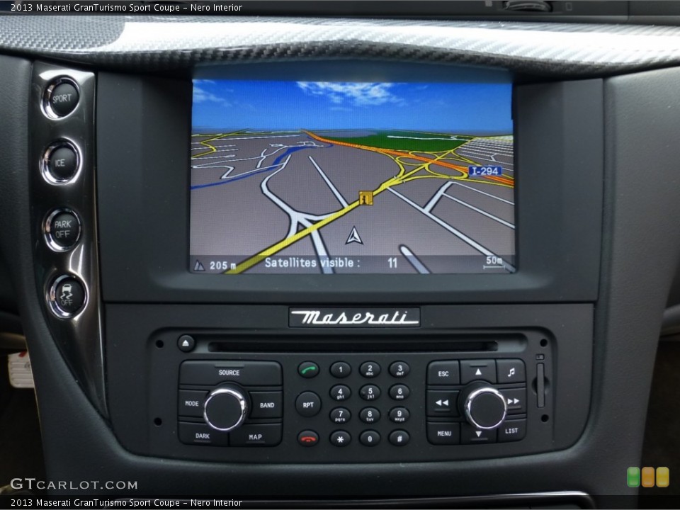 Nero Interior Navigation for the 2013 Maserati GranTurismo Sport Coupe #80077239