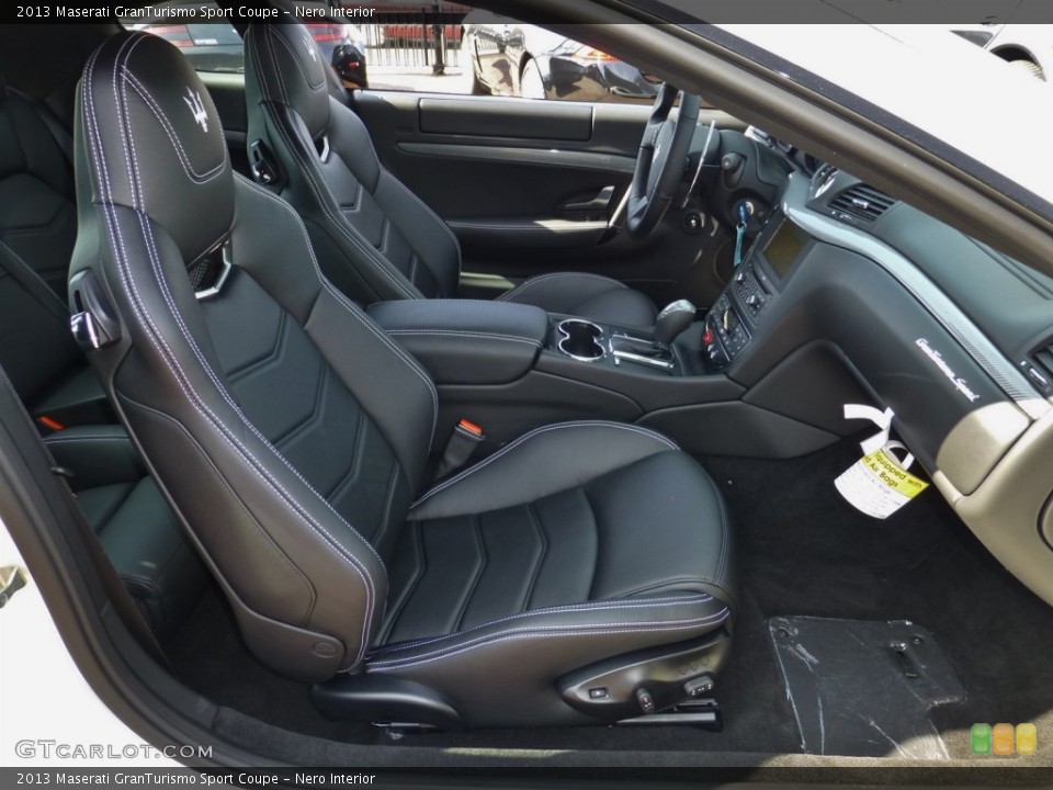 Nero Interior Front Seat for the 2013 Maserati GranTurismo Sport Coupe #80077382