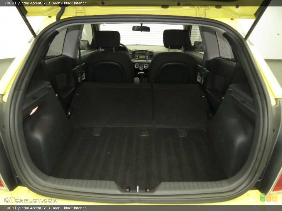 Black Interior Trunk for the 2009 Hyundai Accent GS 3 Door #80078316