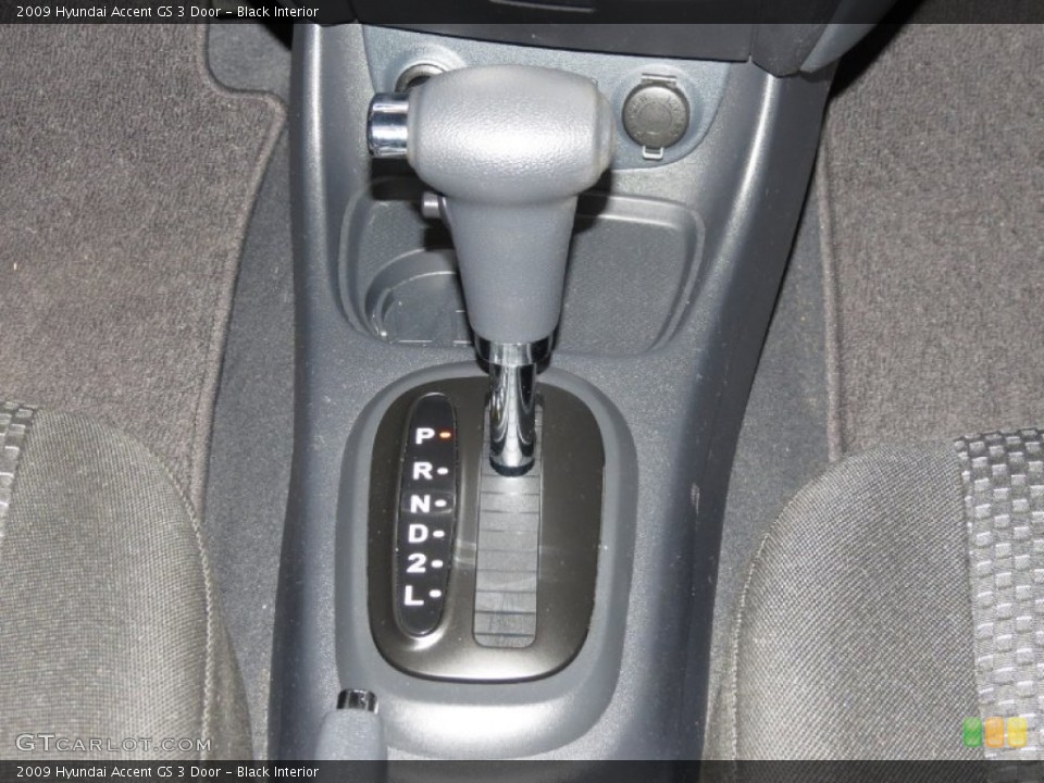 Black Interior Transmission for the 2009 Hyundai Accent GS 3 Door #80078574