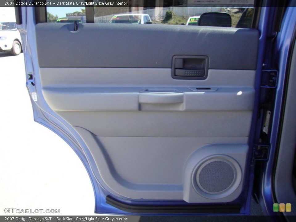 Dark Slate Gray/Light Slate Gray Interior Door Panel for the 2007 Dodge Durango SXT #80080103