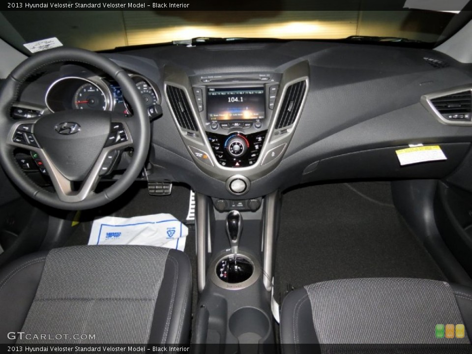 Black Interior Dashboard for the 2013 Hyundai Veloster  #80080369