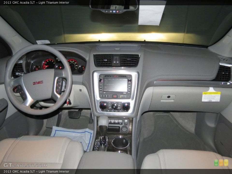 Light Titanium Interior Dashboard for the 2013 GMC Acadia SLT #80080668