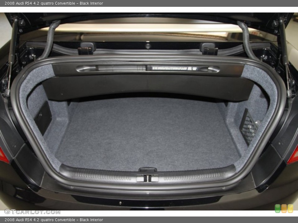 Black Interior Trunk for the 2008 Audi RS4 4.2 quattro Convertible #80080791