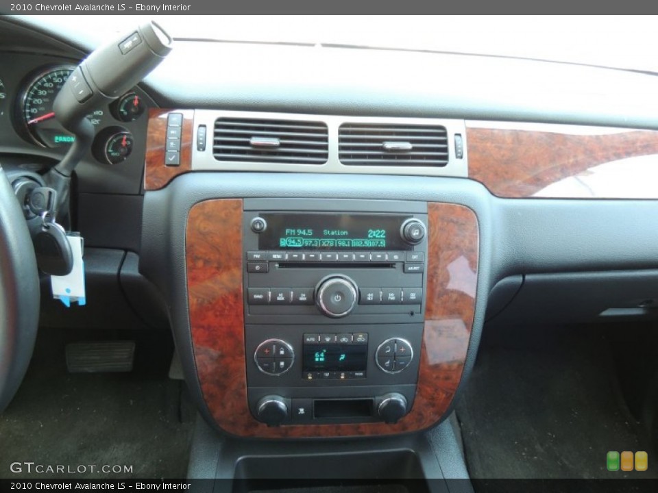 Ebony Interior Controls for the 2010 Chevrolet Avalanche LS #80082112