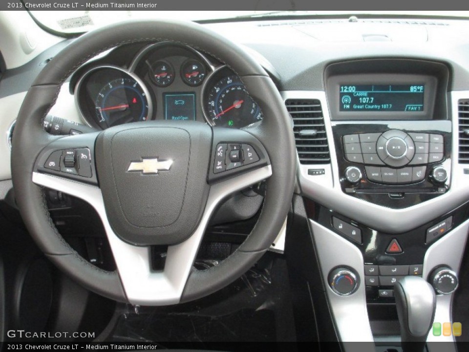 Medium Titanium Interior Steering Wheel for the 2013 Chevrolet Cruze LT #80084185