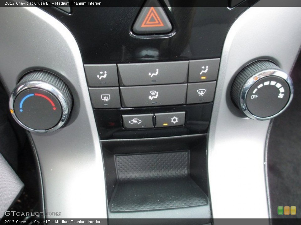 Medium Titanium Interior Controls for the 2013 Chevrolet Cruze LT #80084487