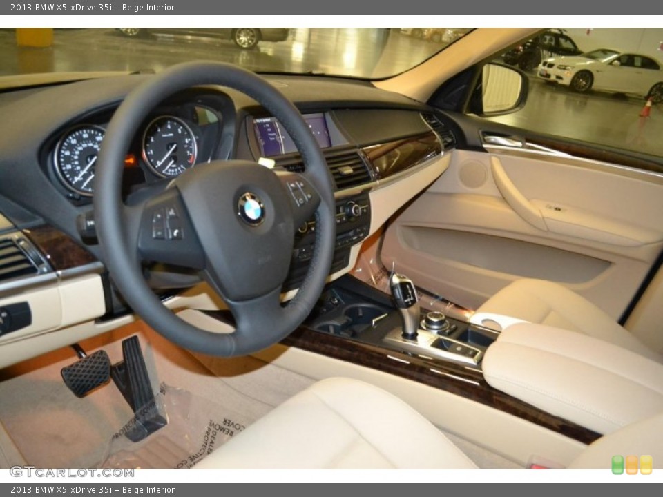 Beige Interior Prime Interior for the 2013 BMW X5 xDrive 35i #80084644
