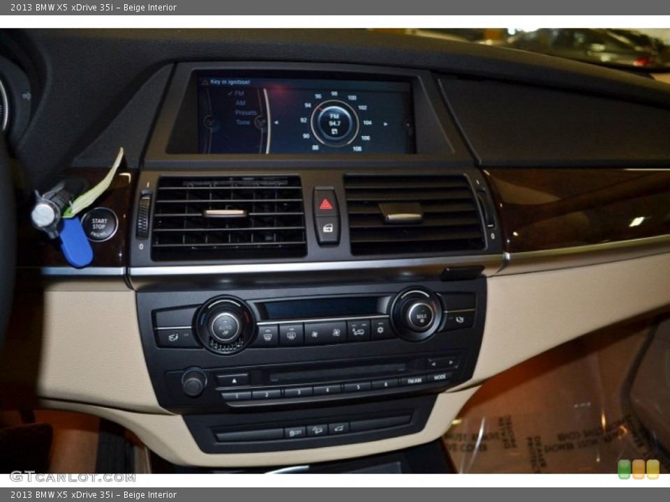 Beige Interior Controls for the 2013 BMW X5 xDrive 35i #80084679