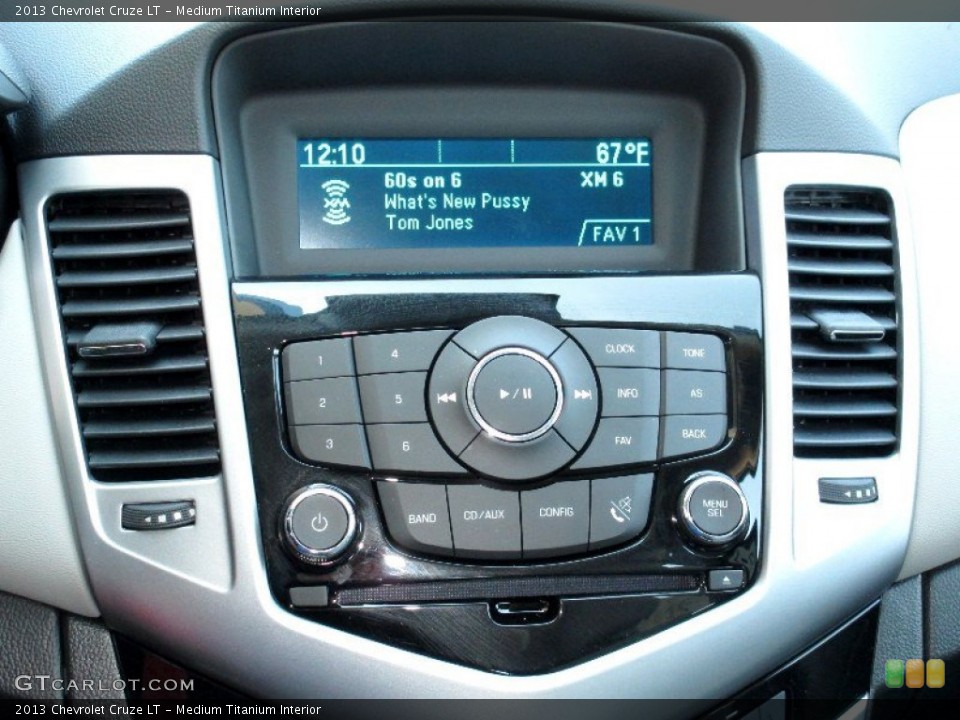 Medium Titanium Interior Controls for the 2013 Chevrolet Cruze LT #80085653