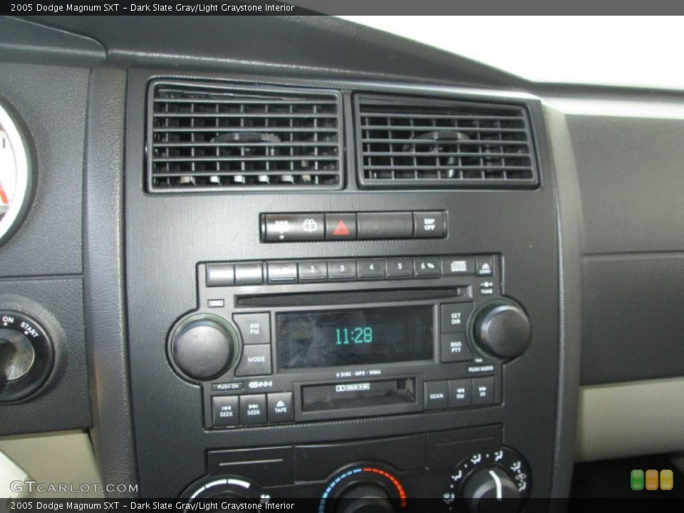 Dark Slate Gray/Light Graystone Interior Controls for the 2005 Dodge Magnum SXT #80086863