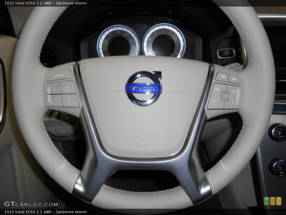 Sandstone Interior Steering Wheel for the 2013 Volvo XC60 3.2 AWD #80087127