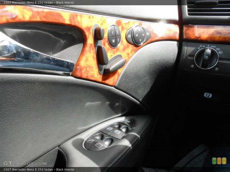 Black Interior Controls for the 2007 Mercedes-Benz E 350 Sedan #80088502
