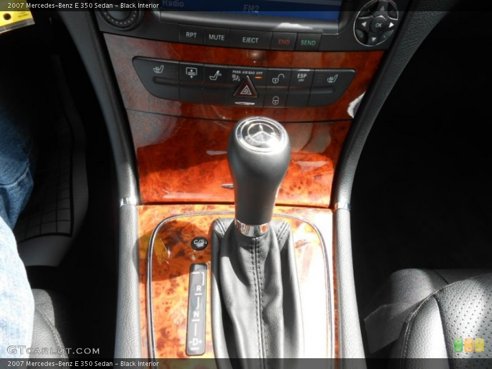 Black Interior Transmission for the 2007 Mercedes-Benz E 350 Sedan #80088550