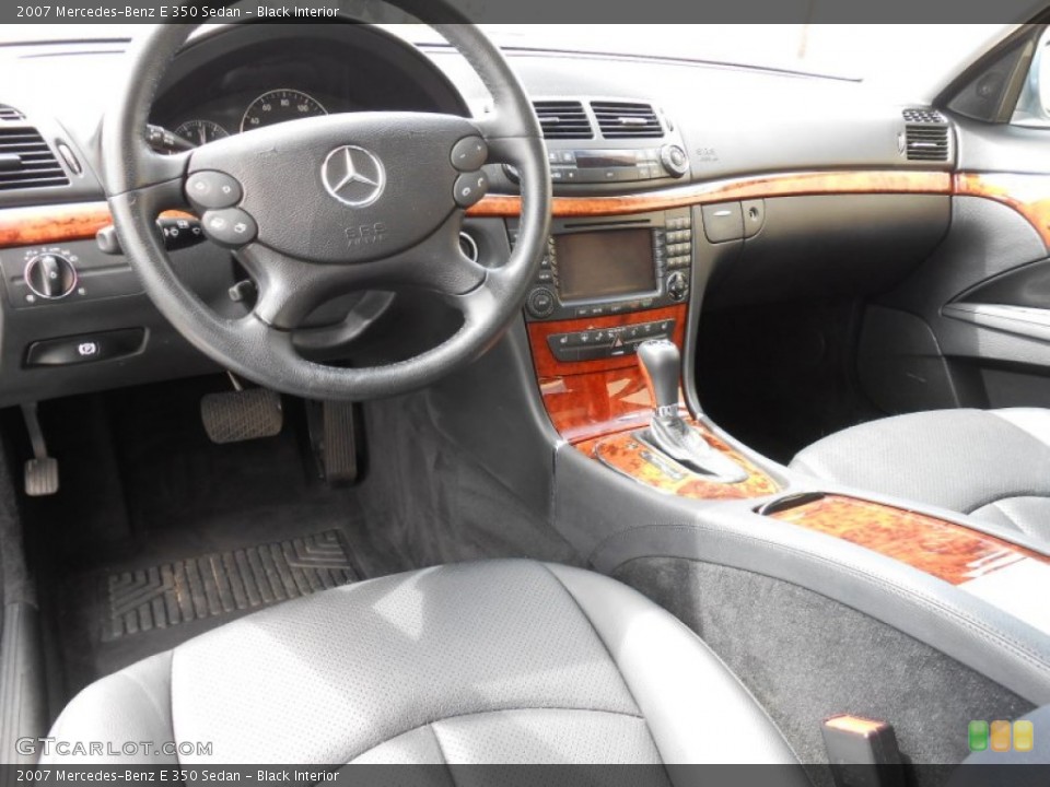 Black Interior Photo for the 2007 Mercedes-Benz E 350 Sedan #80088734