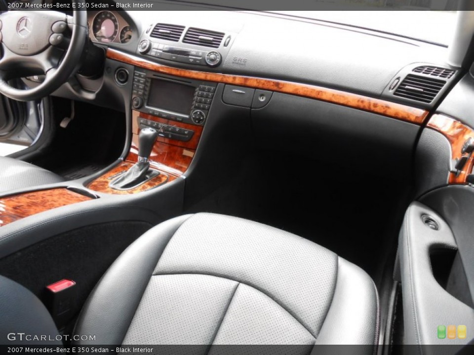 Black Interior Dashboard for the 2007 Mercedes-Benz E 350 Sedan #80088783