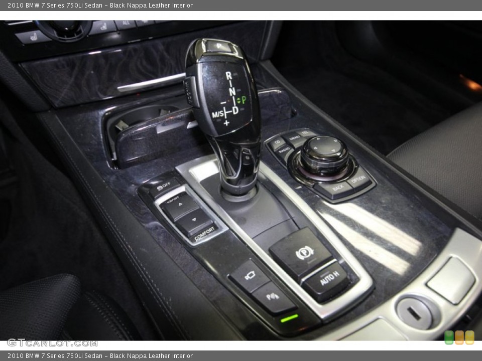Black Nappa Leather Interior Transmission for the 2010 BMW 7 Series 750Li Sedan #80089963