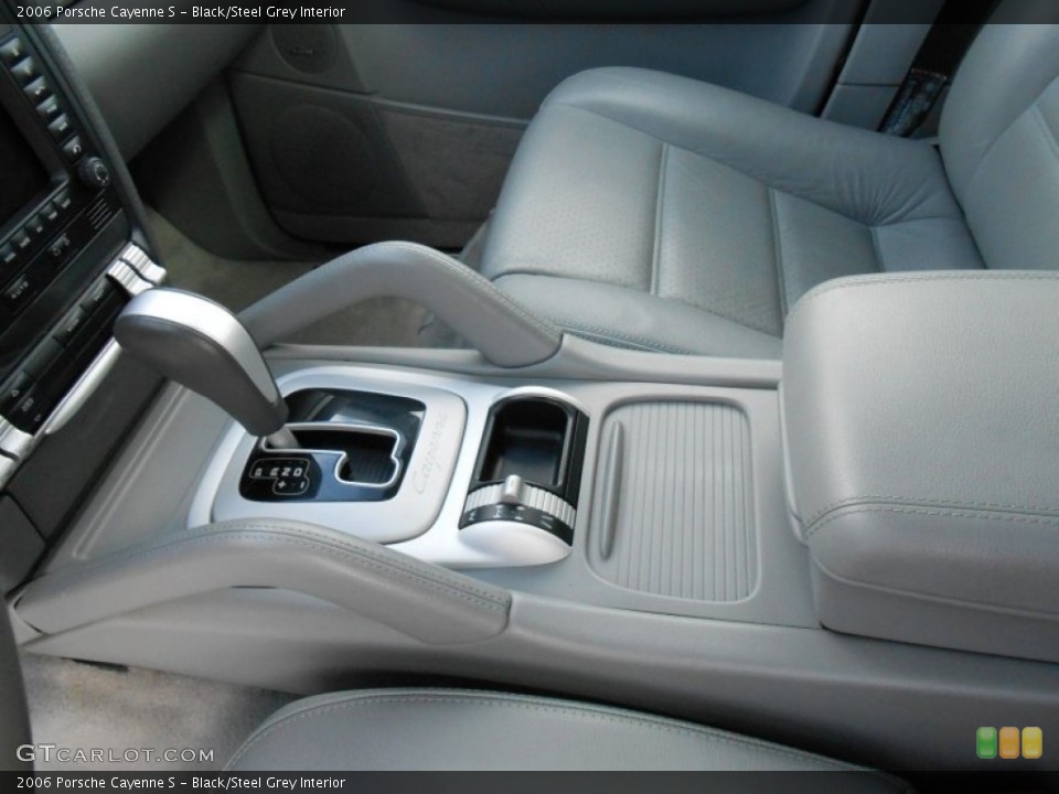 Black/Steel Grey Interior Transmission for the 2006 Porsche Cayenne S #80091040