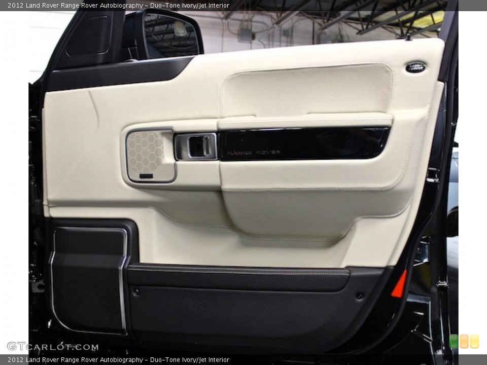 Duo-Tone Ivory/Jet Interior Door Panel for the 2012 Land Rover Range Rover Autobiography #80091073