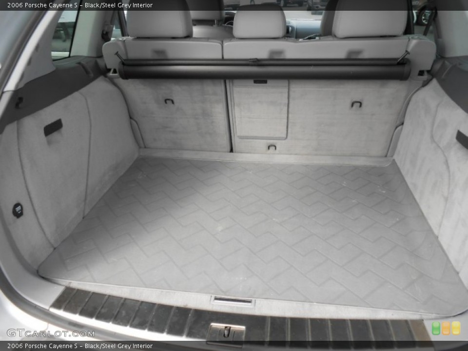 Black/Steel Grey Interior Trunk for the 2006 Porsche Cayenne S #80091100