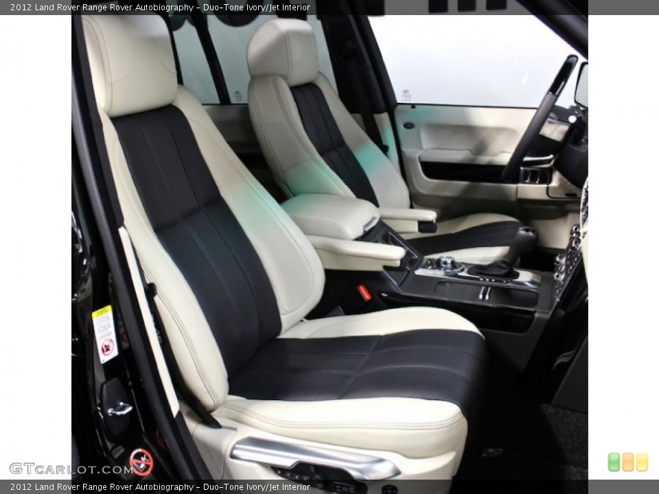 Duo-Tone Ivory/Jet Interior Front Seat for the 2012 Land Rover Range Rover Autobiography #80091154