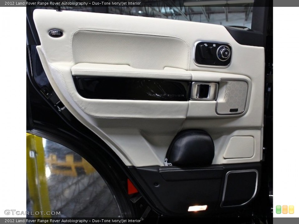 Duo-Tone Ivory/Jet Interior Door Panel for the 2012 Land Rover Range Rover Autobiography #80091355