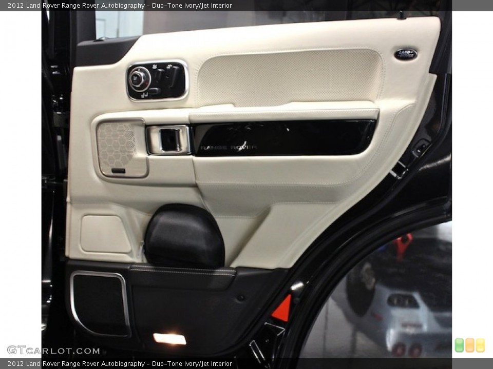 Duo-Tone Ivory/Jet Interior Door Panel for the 2012 Land Rover Range Rover Autobiography #80091376