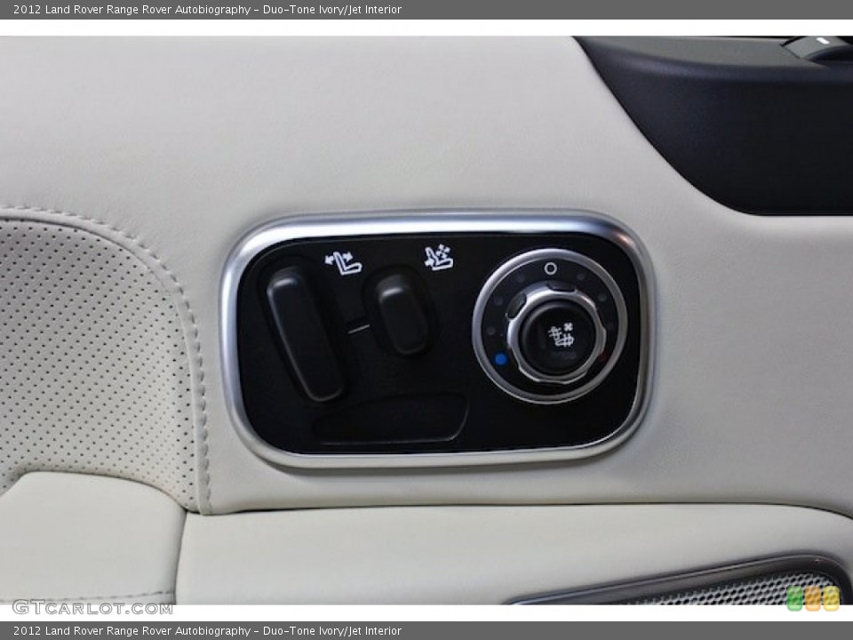 Duo-Tone Ivory/Jet Interior Controls for the 2012 Land Rover Range Rover Autobiography #80091388