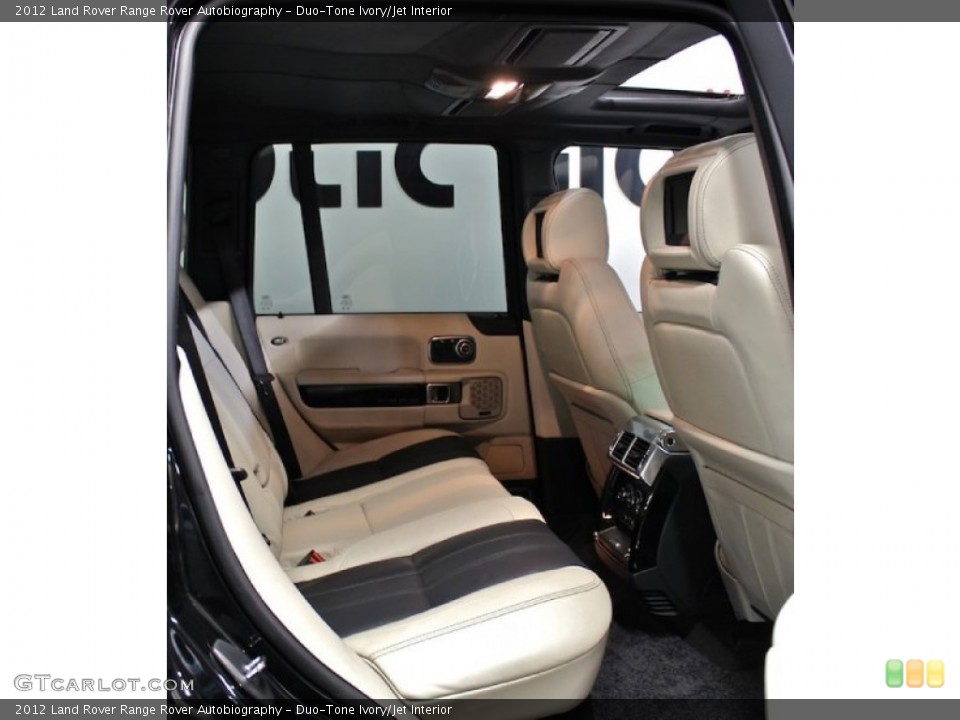 Duo-Tone Ivory/Jet Interior Rear Seat for the 2012 Land Rover Range Rover Autobiography #80091442