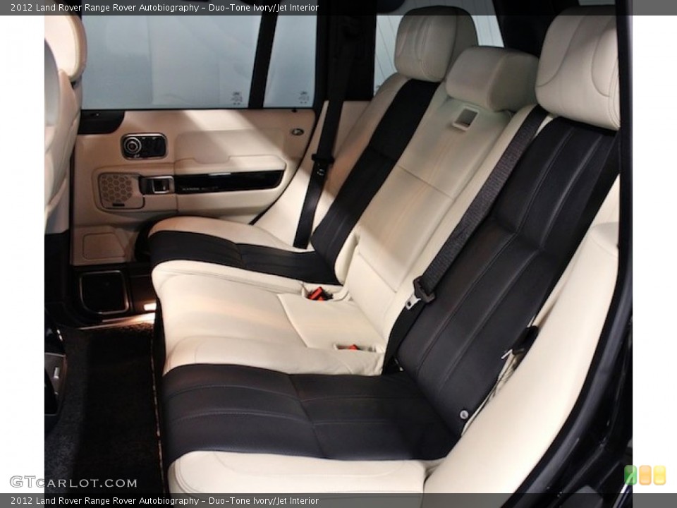 Duo-Tone Ivory/Jet Interior Rear Seat for the 2012 Land Rover Range Rover Autobiography #80091461
